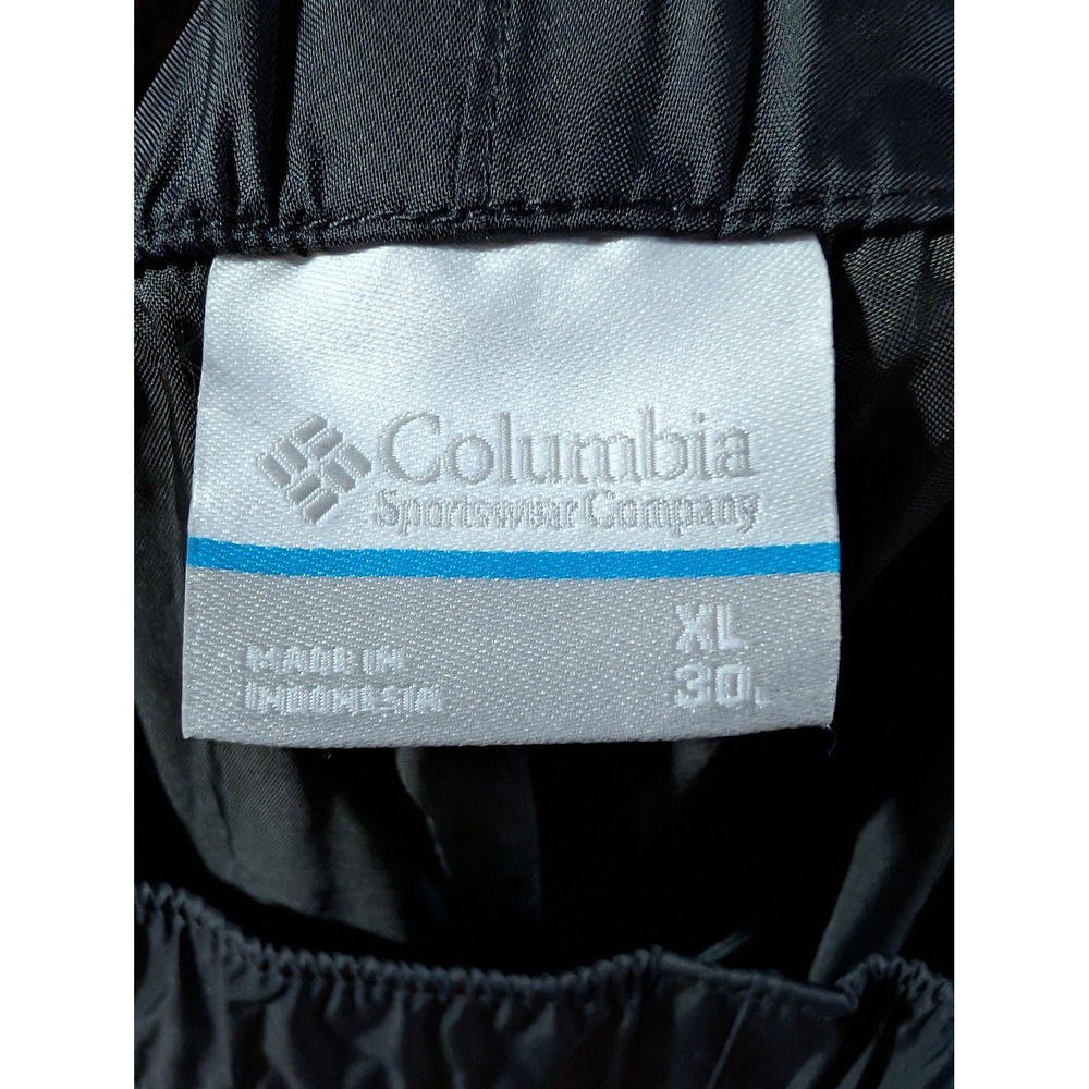 Columbia Omni-Tech Rain Pants Black XL Waterproof Packable Outdoor Hiking Men's - Picture 6 of 6